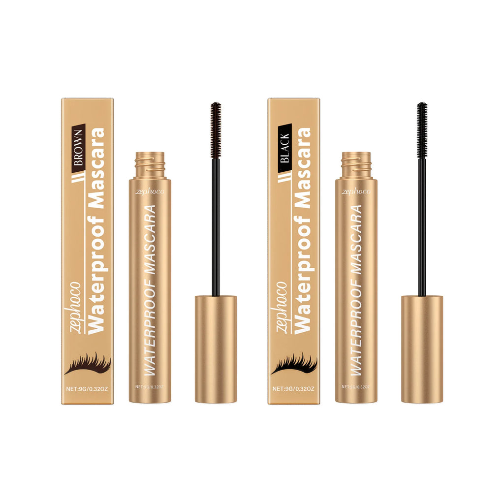 Black Curling Mascara - Naturally Lengthens and Curls, Non-Clumping, Long-Lasting, Everyday Mascara Oasis Select 2-in-1