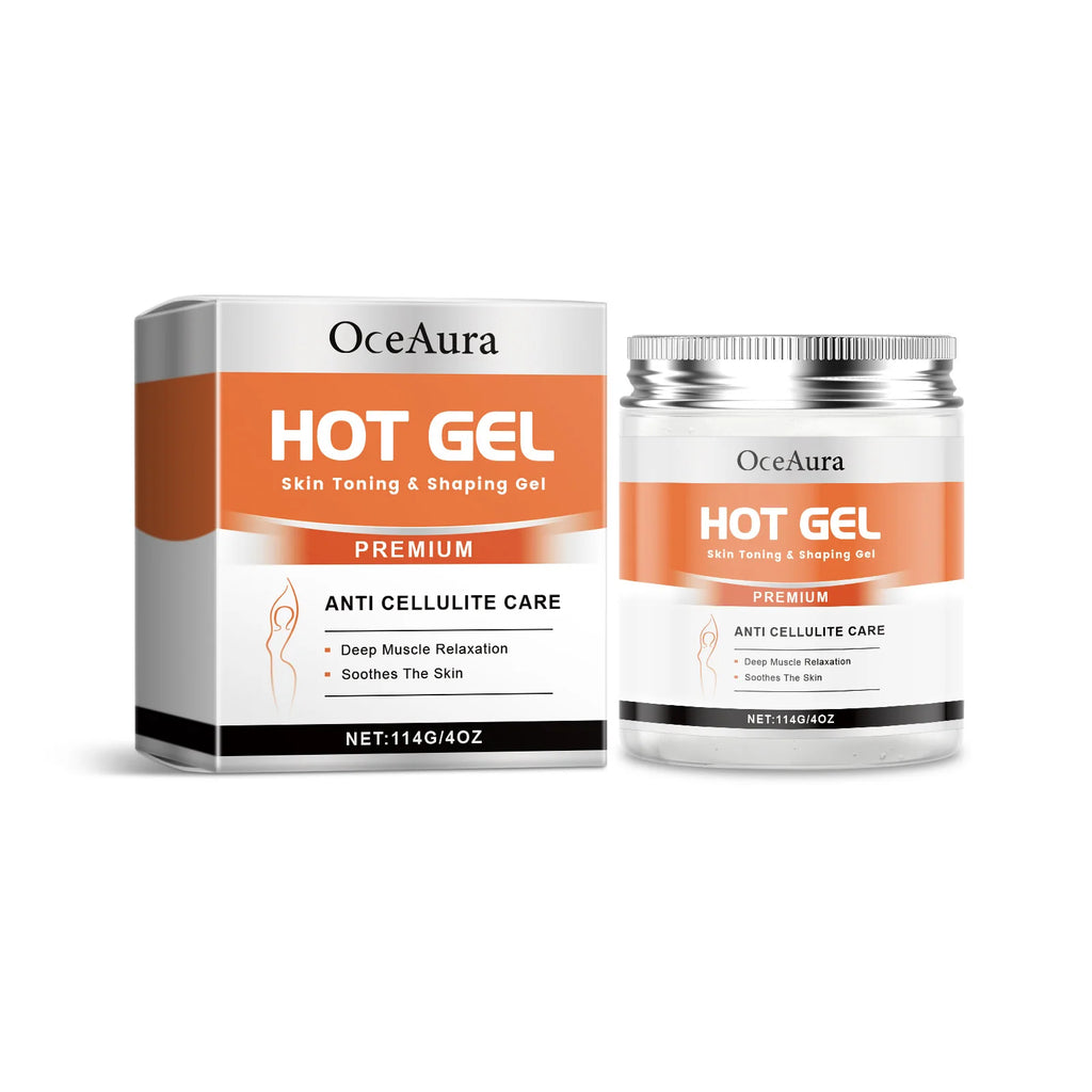 Hot Body Slimming Gel – Anti-Cellulite Belly Tightening Cream Slimming Body Gel Oasis Select 114g Boxed