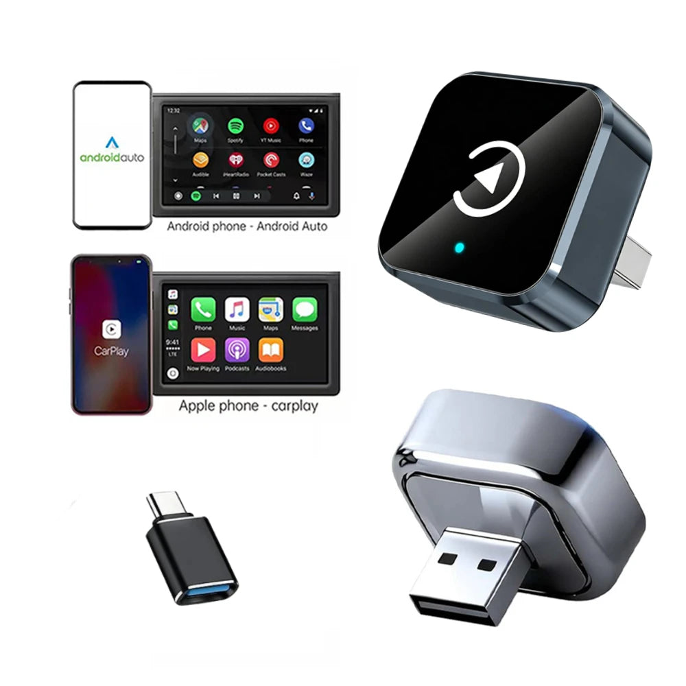 2026 Wireless CarPlay & Android Auto Adapter – Plug & Play Wireless CarPlay Adapter Oasis Select