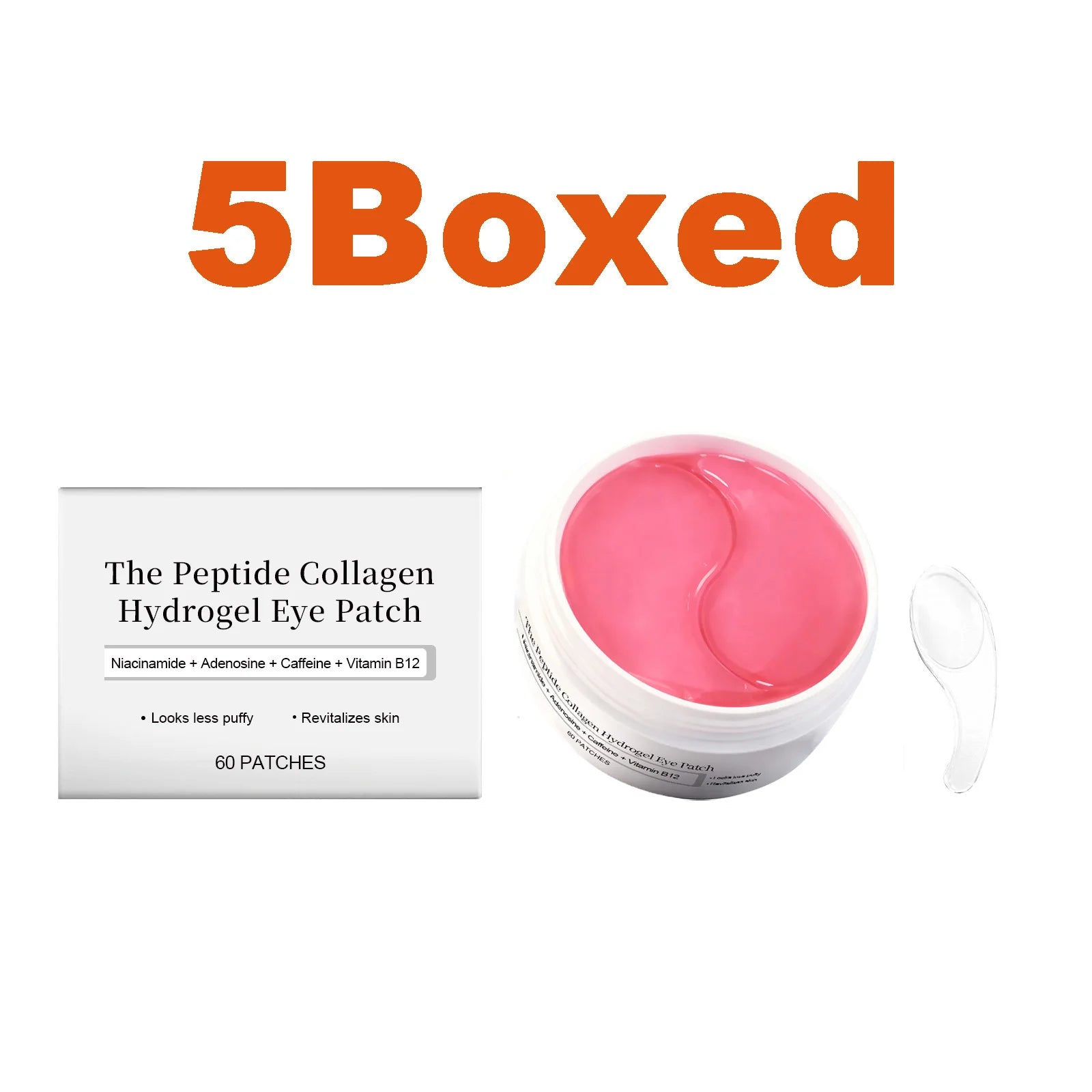 Peptide Collagen Hydrogel Eye Patch Reduce Wrinkles Dark Circles With Copper Peptide Niacinamide Firming Hydrating Gel Eye Pads Oasis Select 5 x 60patches