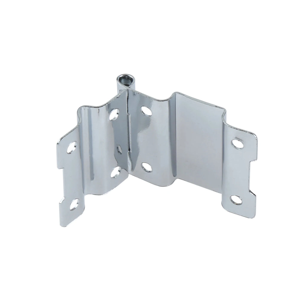 2-Pack Iron Chrome Support Hinges – Toolbox, Cabinet & Luggage