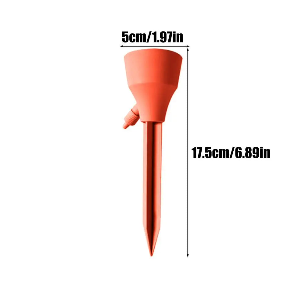 Watering Spikes 3Pcs Adjustable Drip Irrigation System Automatic Self Watering Spikes For Plants Indoor Outdoor Potted Plants Oasis Select Red 3Pcs