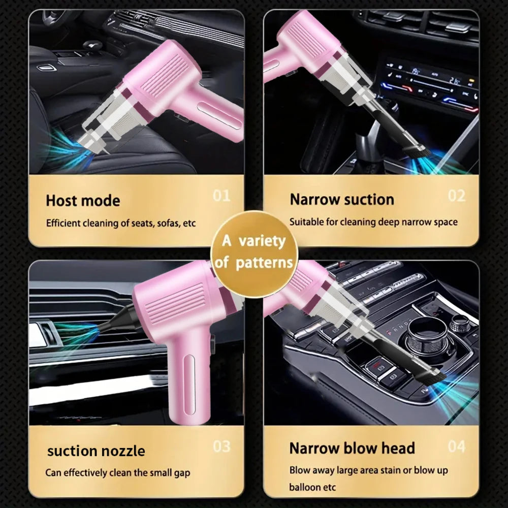 Cordless Handheld Vacuum – Car, Home & Pet Hair | Type-C Handheld Vacuum Cleaner Oasis Select
