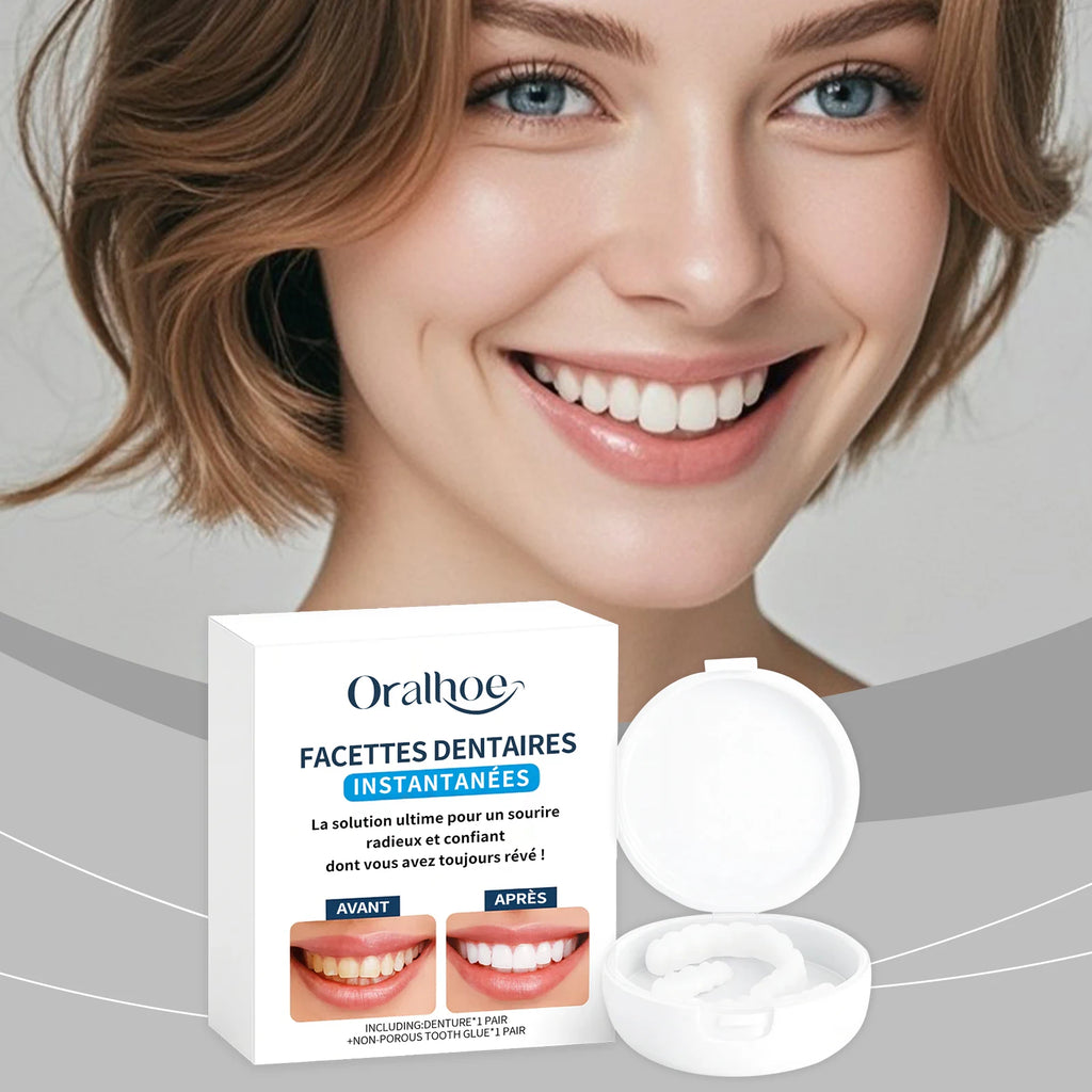 Adjustable Clip-On Dentures - Enhances Smile Aesthetics, Made of Comfortable Material, Dental Cosmetic Cover Oasis Select
