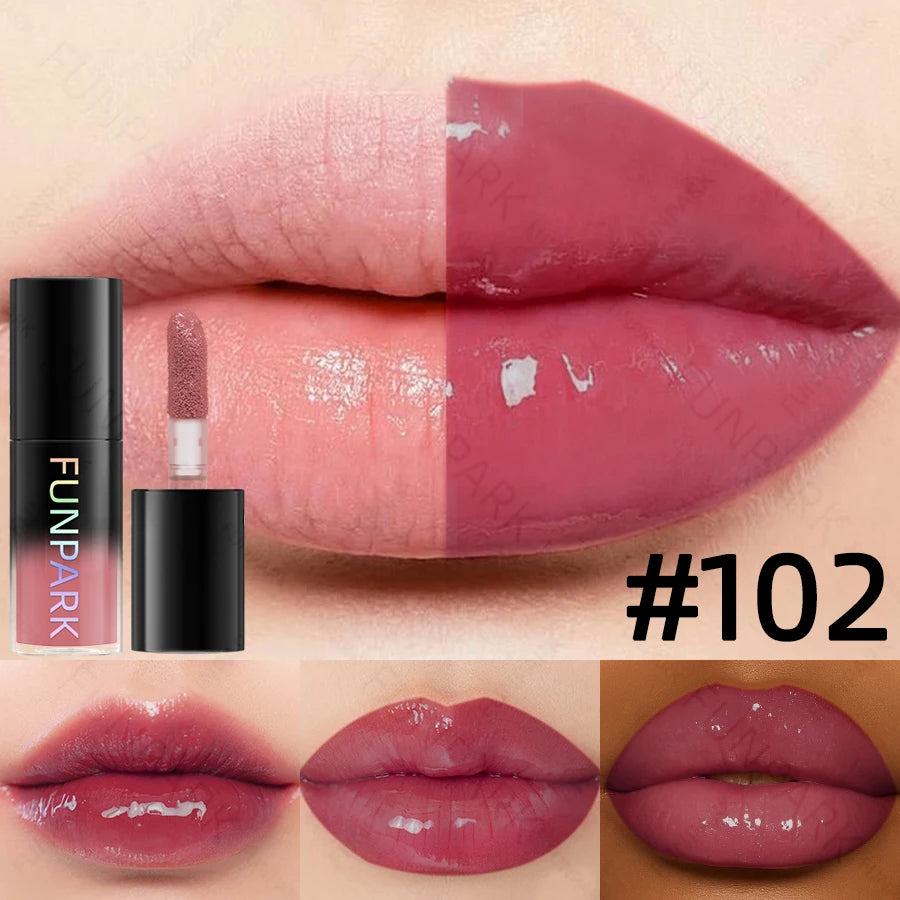 FUNPARK Moisturizing Lip Gloss – 15 Colors, High Pigment Lip Oil