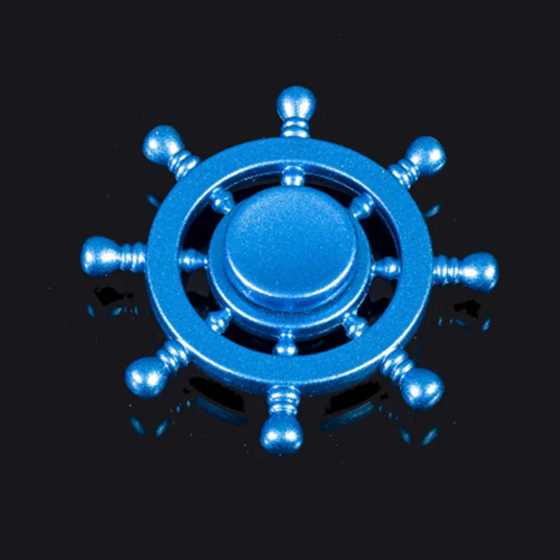 Finger Spinner Shield Aluminum Alloy Fidget Stress Relief Toy