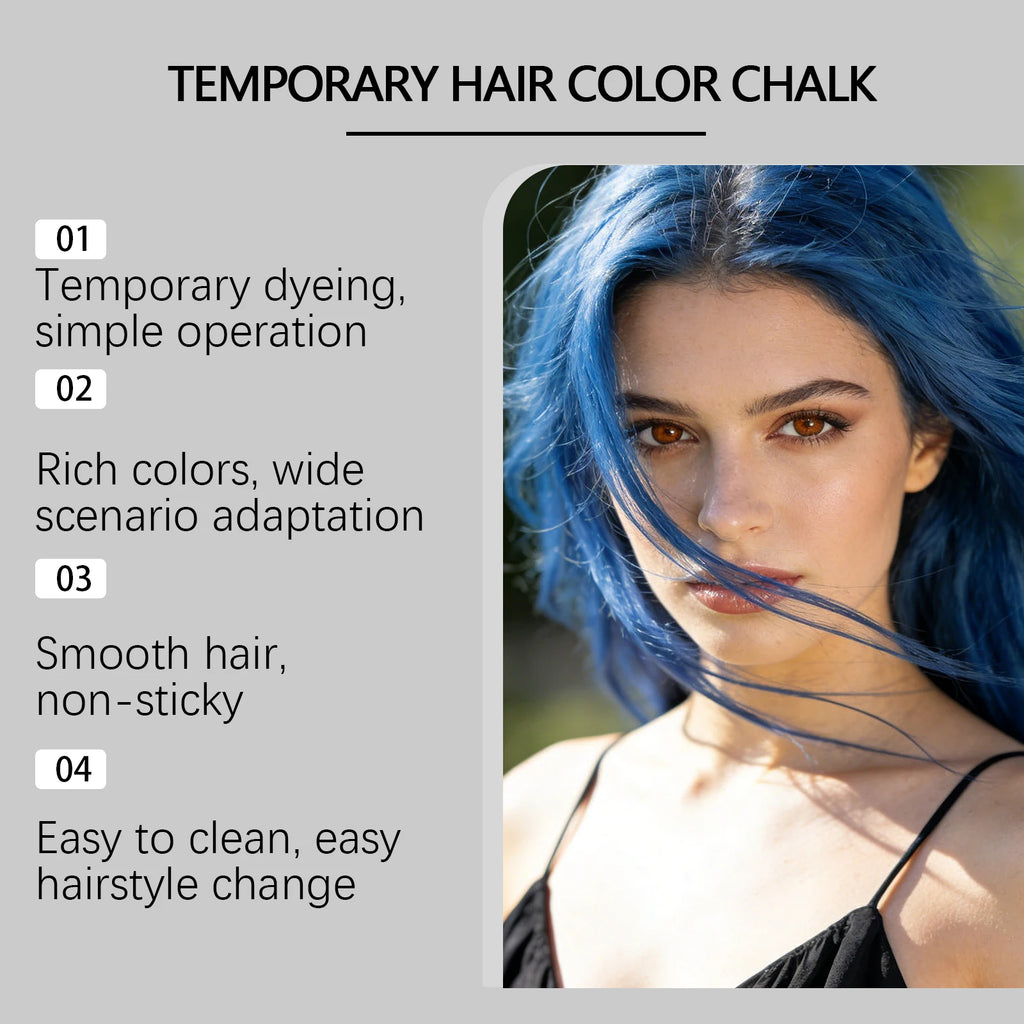 Diy Temporary Hair Dying Cream Stick 5 Shades Easy To Wash Quickly Coloring Salon Care Product Long Lasting Chalk Hair Color Wax Oasis Select
