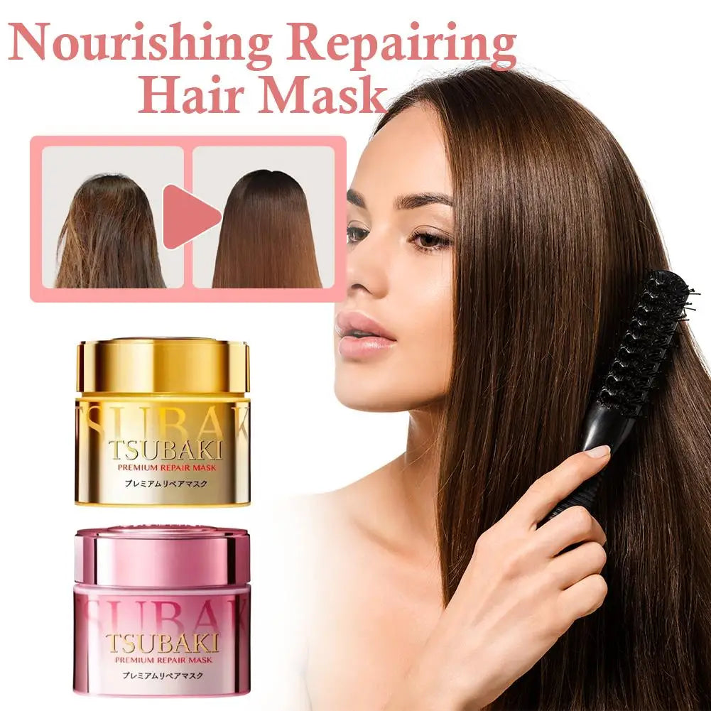 TSUBAKI 180g Salon Hair Mask – Repair, Anti-Frizz & Nourish Deep Conditioning Mask Oasis Select