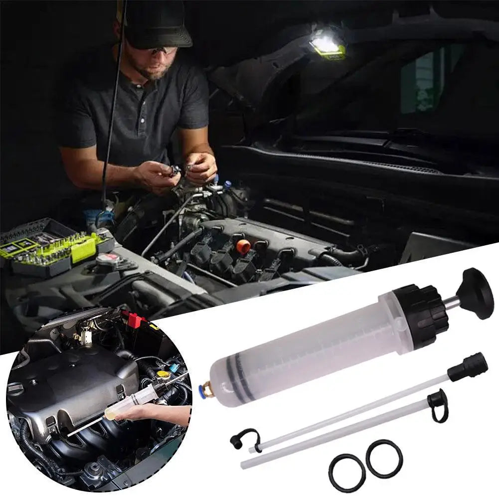 Manual Car Fluid Extractor Pump – 500ml Oil & Fuel Transfer Fluid Extractor Pump Oasis Select