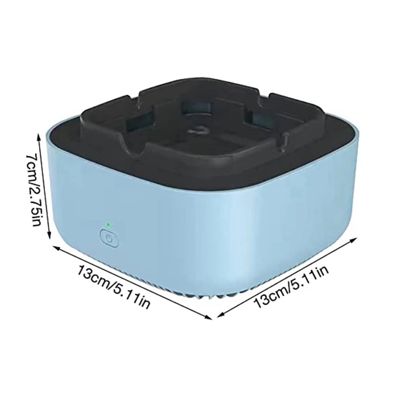 1Set Smart Ashtray Air Purifier Home Office Aromatherapy High Flame Retardant Nylon + Glass Fiber Smokeless Ashtray Oasis Select