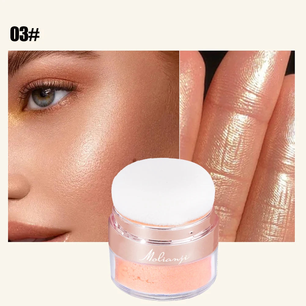 Waterproof Glitter Powder for Face, Body & Hair | High Gloss Body Glitter Highlighter Oasis Select 03
