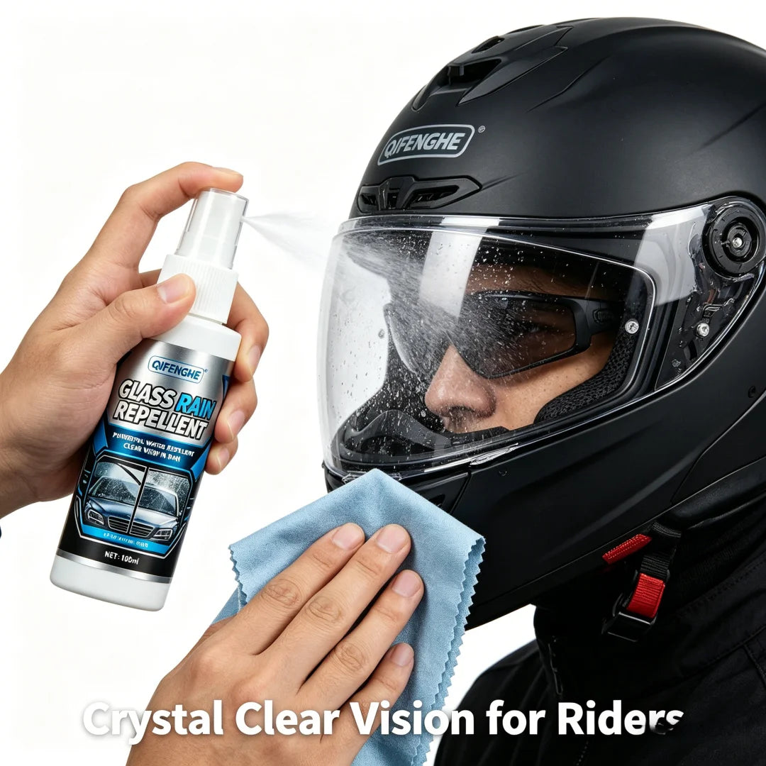 Glass Rain Repellent, Powerful Water Repellent Spray for Car Windshield, Clear View in Rain for Auto Windows & Side Mirrors Oasis Select