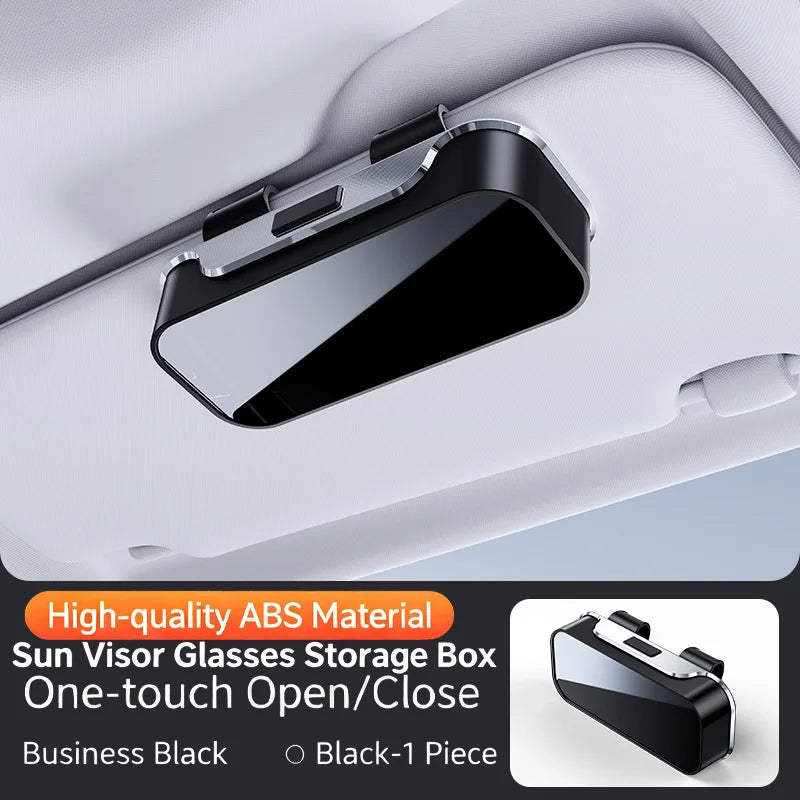 Car Sun Visor Glasses Case – Anti-Scratch Sunglasses Holder