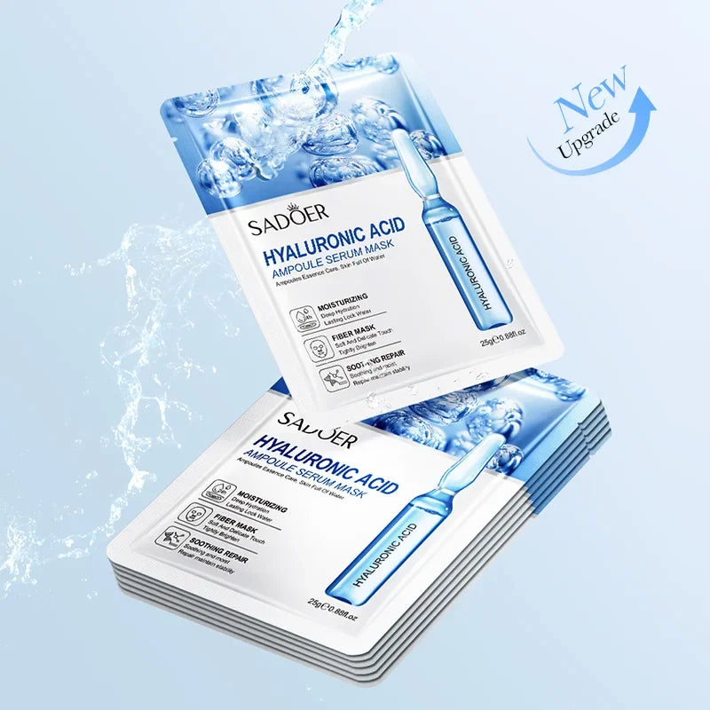 SAKSRAAR Hyaluronic Acid Face Masks – Hydrating & Firming 10pk Hydrating Face Mask Oasis Select