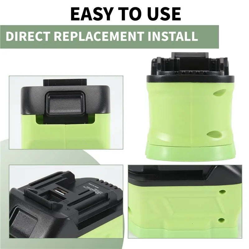 LIKE WISH RYB18MT Battery Adapter For Ryobi 18V ONE+ Li- Battery P107 P108 Convert To For 18V Li- Battery Power Too Oasis Select