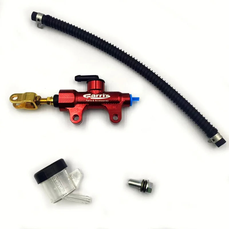 Motorcycle modification parts rear brake pump straight pump suitable for Yamaha Honda Oasis Select Red (Yamaha 50MM)