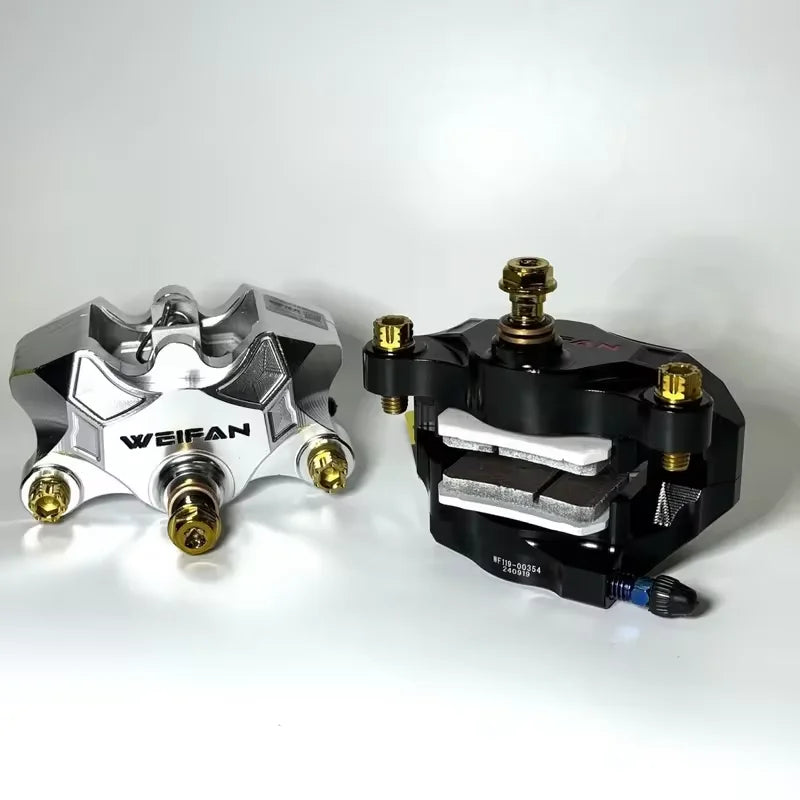 Weifan WF119 crab caliper brake disc brake modified with 7075 aluminum alloy serrated piston Oasis Select