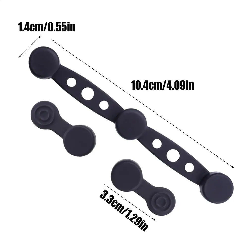 Air Fryer Silicone Magnet Buckle Parts Air Fryer Magnets for Parchment Paper Liner Holder Replacement Parts for Holding Down Oasis Select Black