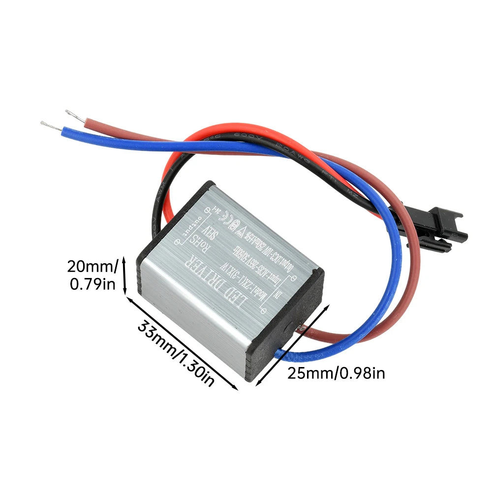 LED Driver Ballast AC85-265V 1-24W 250MA Adapter Transformer Lighting Transformers For Outdoor Waterproof Wall Lamp Floodlight Oasis Select