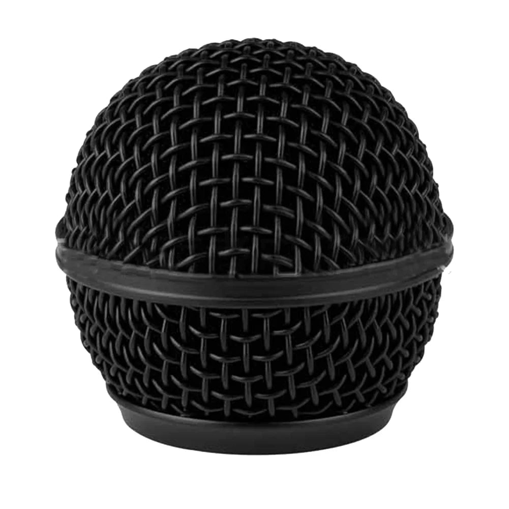 Microphone Mesh Head For 58 Microphone Fits For Shure Beta Grill Mesh Head Steel Replacement Microphones DIY Parts Oasis Select Black