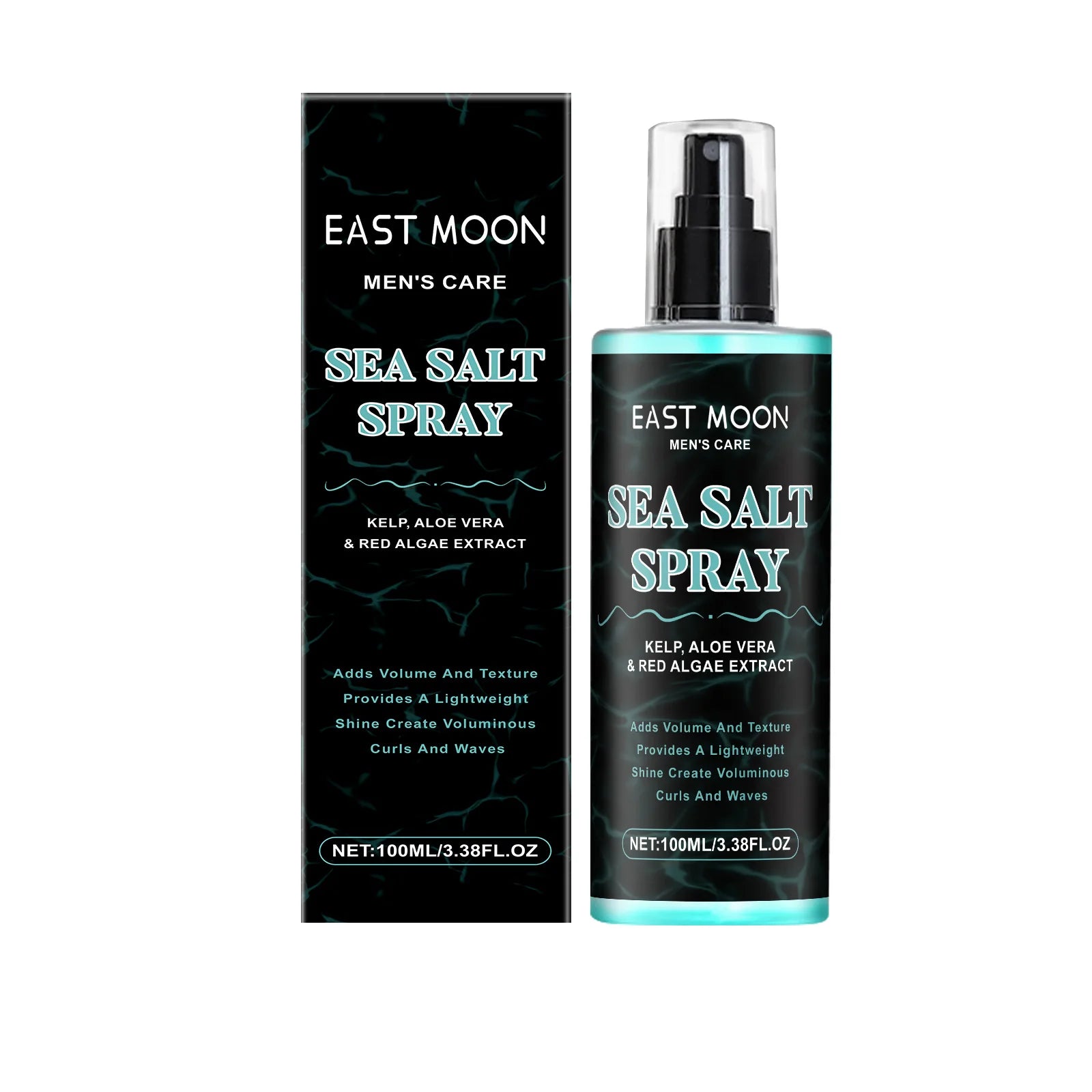 East Moon Sea Salt Spray – Strong Hold, Volume & Texture Hair Styling Spray Oasis Select