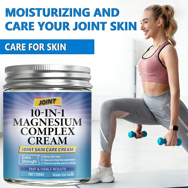 10-in-1 Magnesium Complex Cream with Collagen & Retinol Body Moisturizer Cream Oasis Select