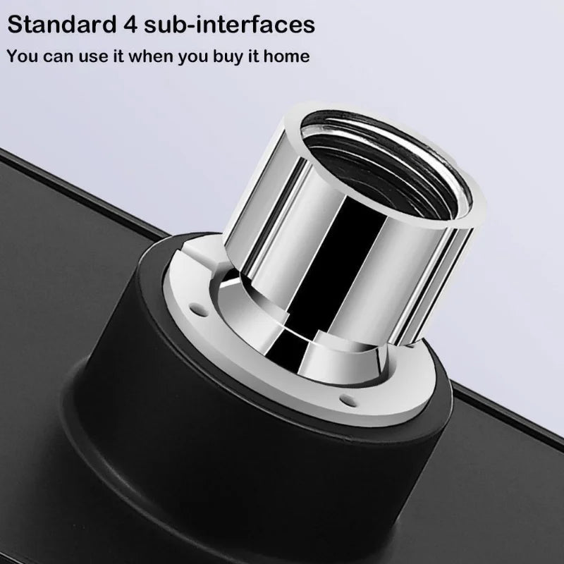 360° Mini-Surround Pressurized Shower Head Large Water Rain Shower Head Showerhead Shower Bathroom Accessories Oasis Select