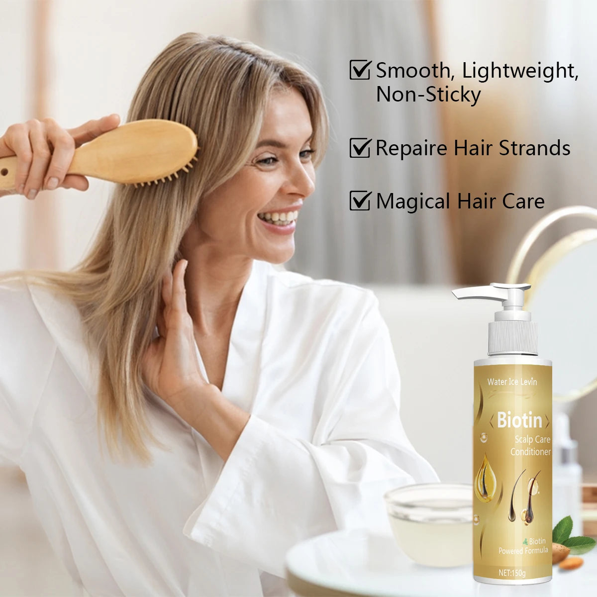 Biotin Conditioner with Collagen & Grape Seed Oil – 150g Hair Conditioner Oasis Select