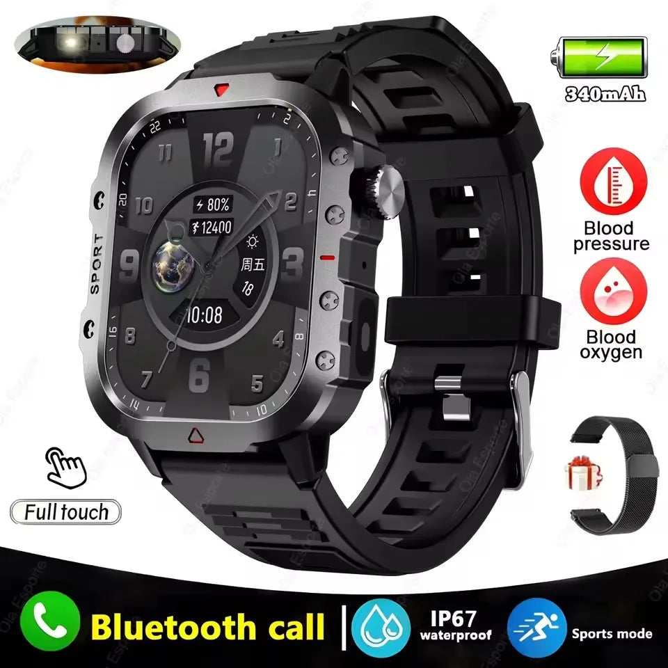 Ola Esporte 2.01" Smartwatch – Bluetooth Calls, Health & LED Flashlight Smartwatch Oasis Select 2.01 Bk22Milan