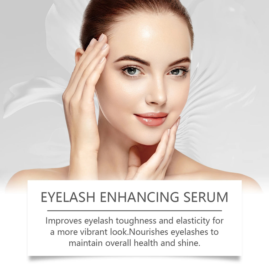 Eyelash Enhancing Serum Growth Treatment Natural Curl Lengthening Fuller Thicker Nourishing Repair Eyebrow Lashes Longer Essence Oasis Select
