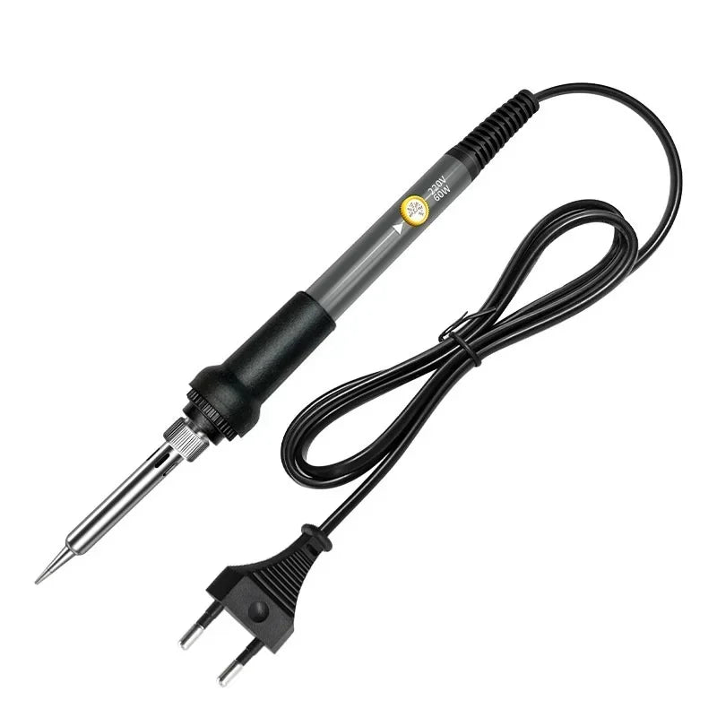 1/5/6pcs 60W 220V EU Adjustable Temperature Electric Soldering Iron Welding Iron Rework Station Heat Pen Tips DIY Repair Tool Oasis Select 1PC EU