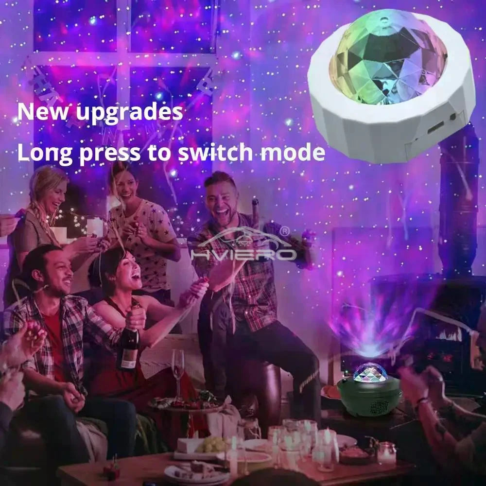 RGB Music LED Atmosphere Dome Lamp | DJ Party Night Light USB
