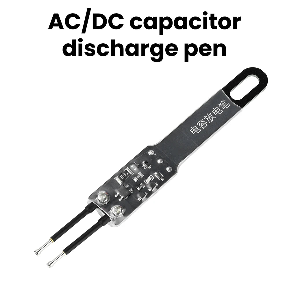 AC/DC Capacitor Discharge Pen With Adjustable Pin Spacing High Voltage Discharge Maintenance Testing Tool 1000UF/5000UF Oasis Select