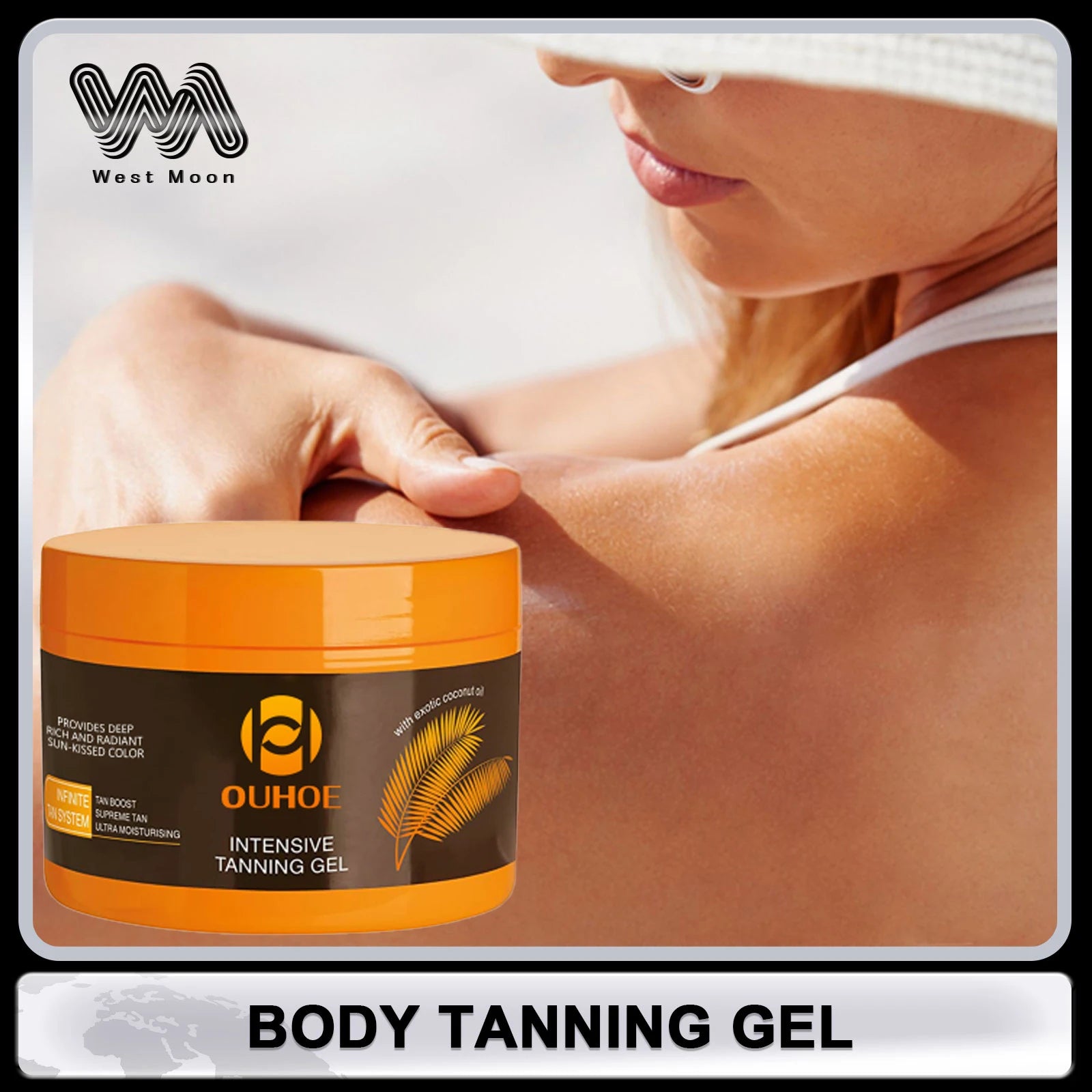 Tanning Accelerator Cream | Self Tanner & Bronzer 150g – Ouhoe