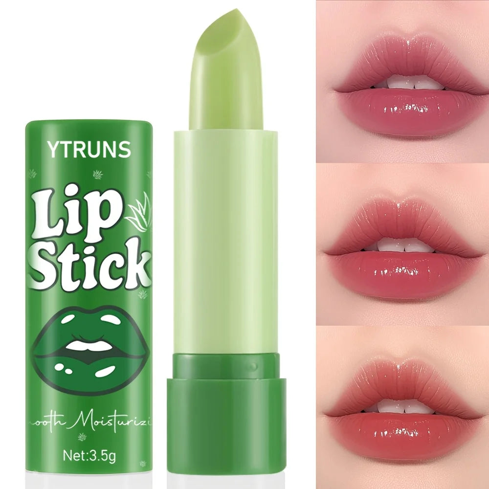 Aloe & Peach Lip Balm Stick – Sheer Gloss & Daily Moisture 3.5g