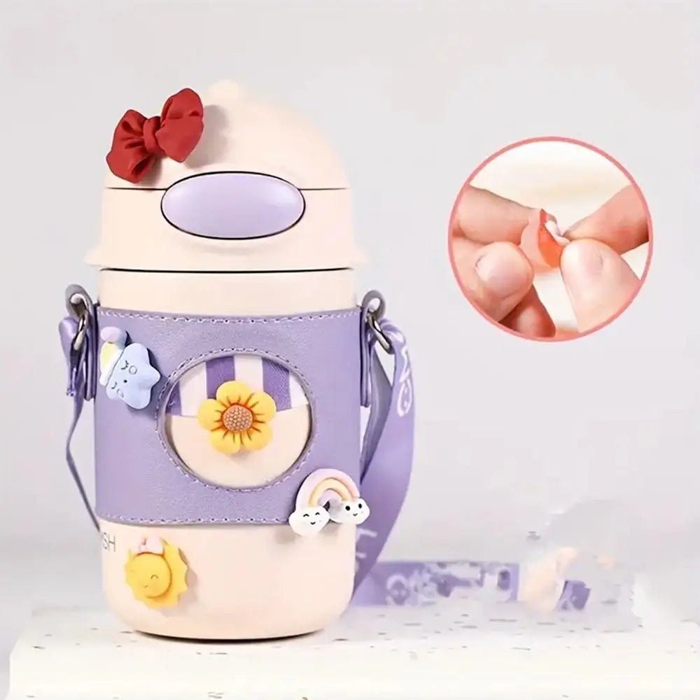 4Pcs/Pack Water Cup Stickers New DIY Decoration 3D Cartoon Sticker Refrigerator Phone Case Decoration Hard Resin Soft Rubber Oasis Select