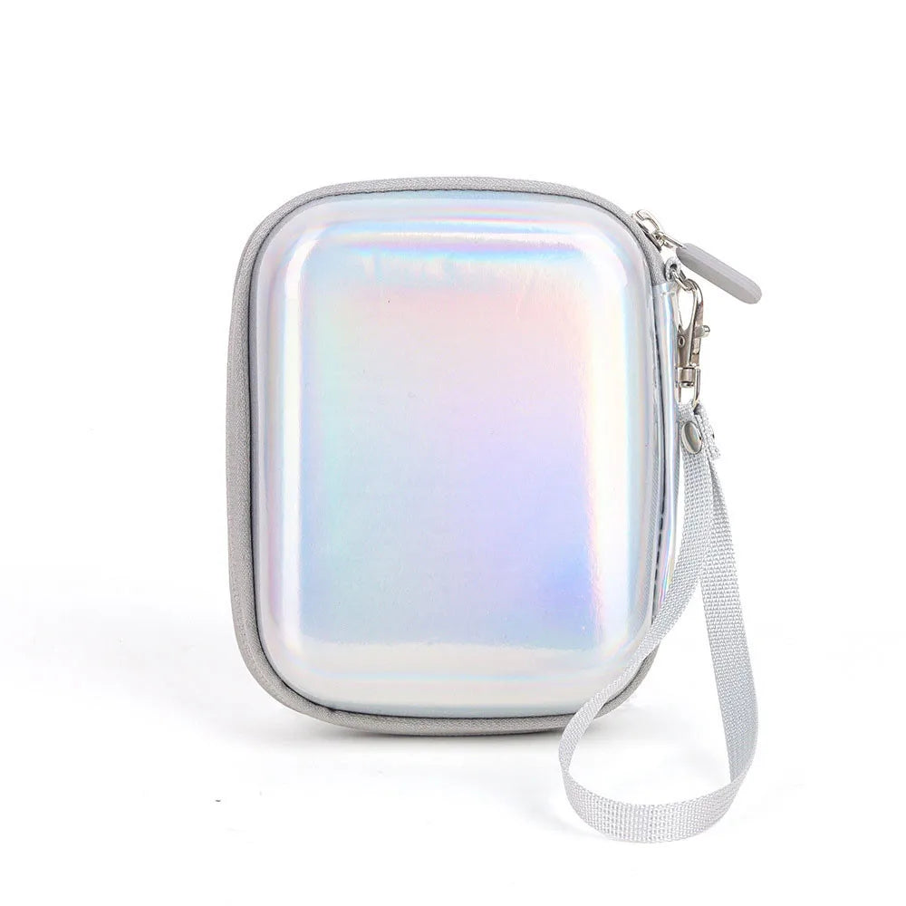 For Fujifilm Instax Mini Link Liplay EVO SP-2 Printer Carrying EVA Shockproof Case Bag Mesh Pocket fit Instax Film Accessories Oasis Select Silver