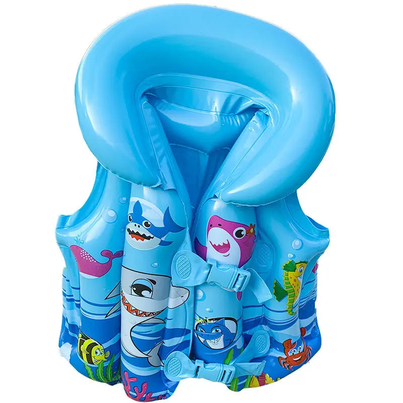 1-5PCS Thickened Kids Life Jacket Inflatable Swim Vest Toddler Floatie PVC Swimming Buoyancy Aid for Pool Beach Oasis Select