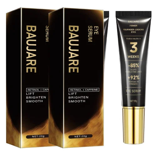 Retinol & Caffeine Eye Serum – Lifts, Brightens & Smooths Eye Serum Cream Oasis Select Gold 20g