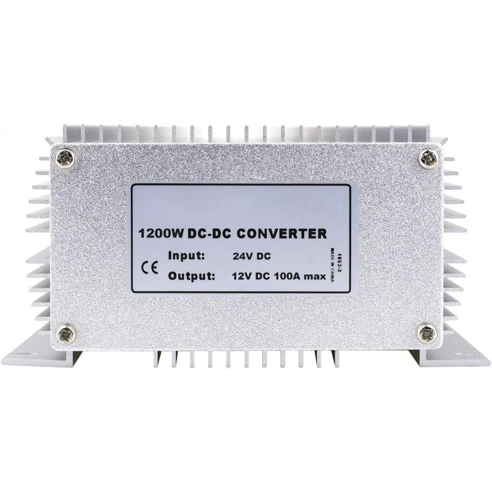 DC 24V to 12V 100A 1200W Waterproof Buck Transformer Power Supply Oasis Select