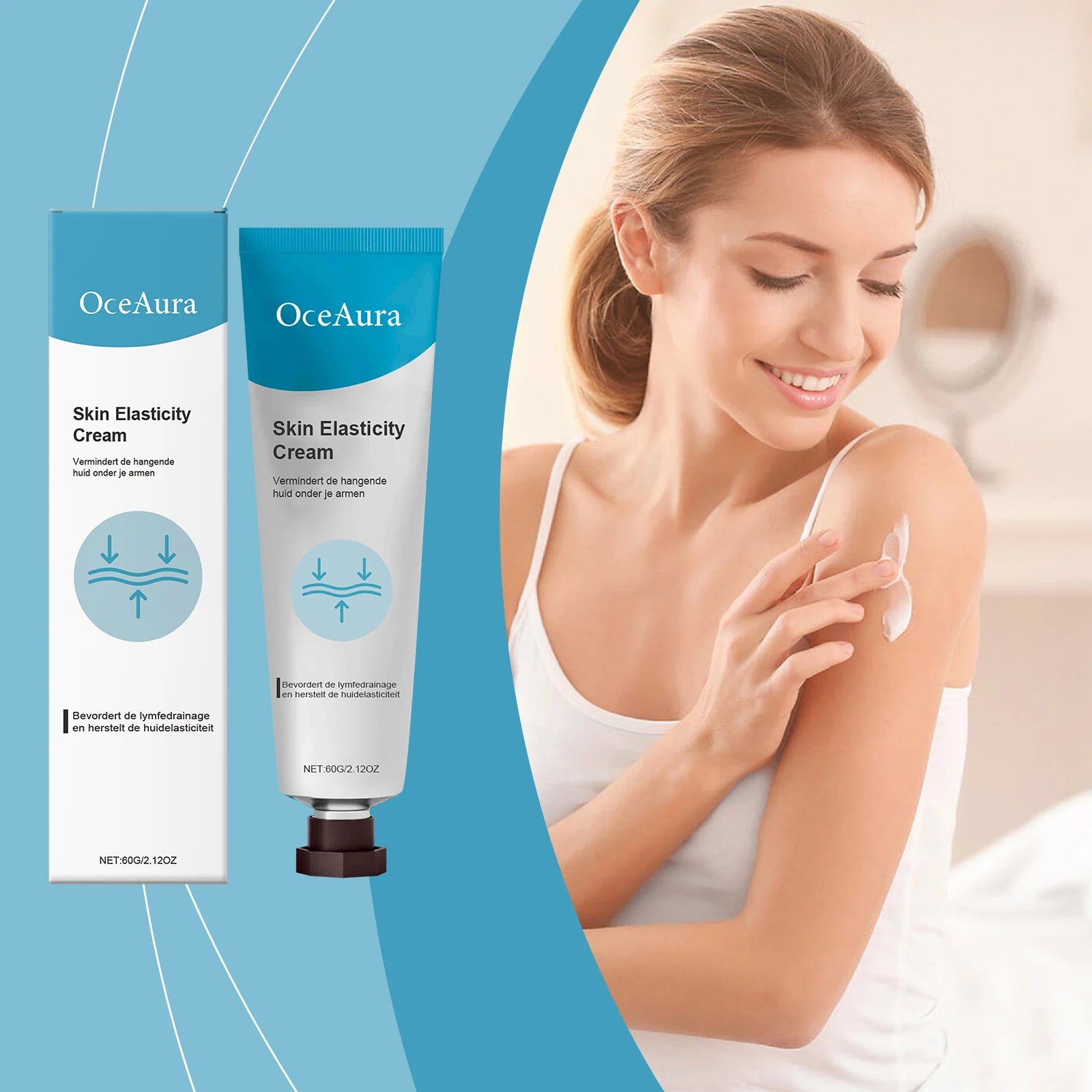 OceAura Firming Hand Cream Sagging Skin Under Your Arms Tightening Lifting Increase Elasticity Reshaping Lines Nourish Skin Care Oasis Select