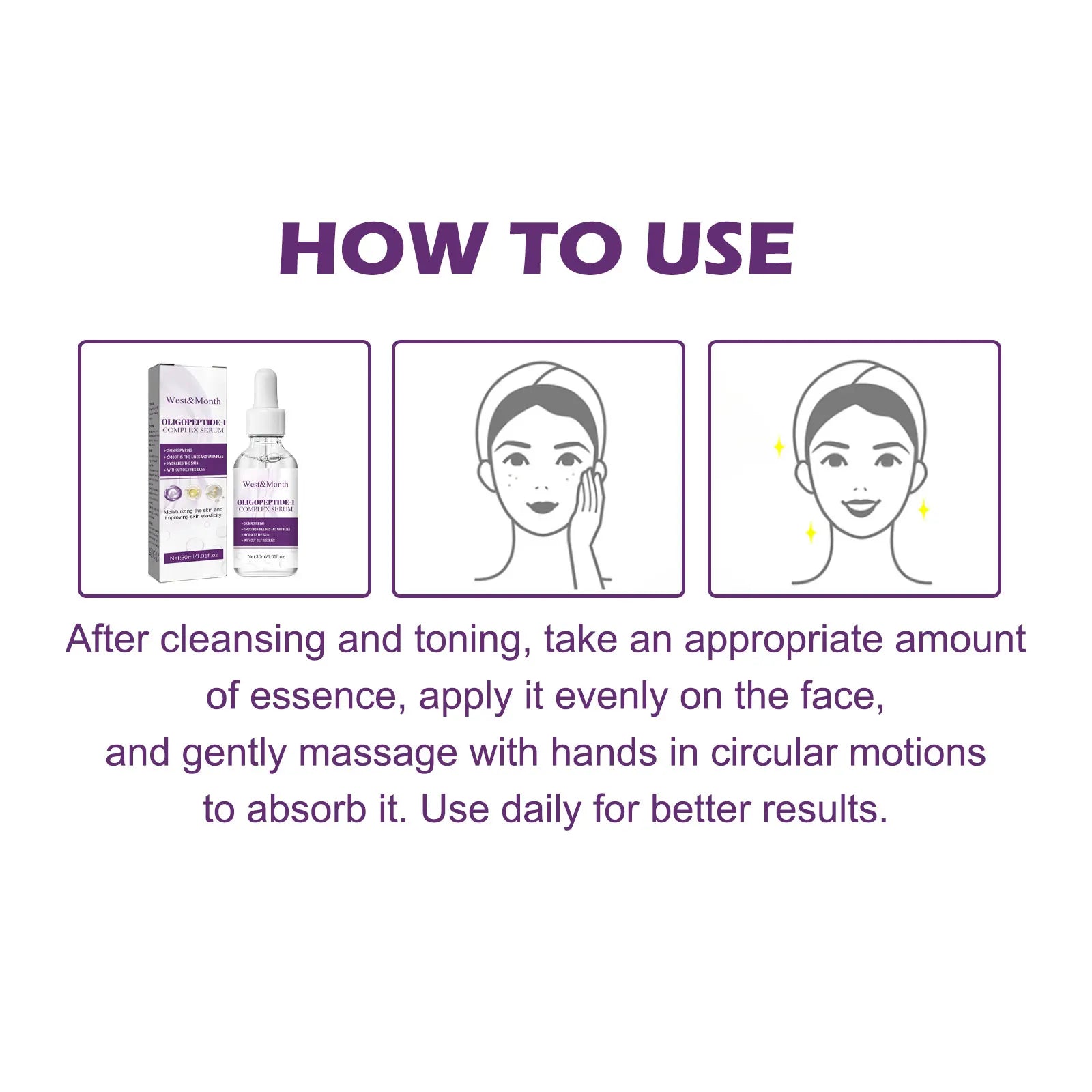 Deep Anti Wrinkle Serum Lifting Firming Smooth Skin Rejuvenation Moisturizer Brighten Fade Fine Lines Anti Aging Daily Face Care Oasis Select