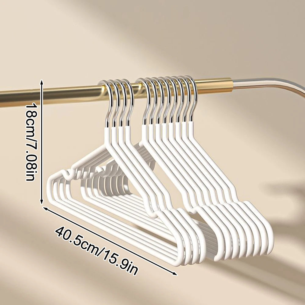 Non-Slip Stainless Steel Clothes Hangers | Space-Saving