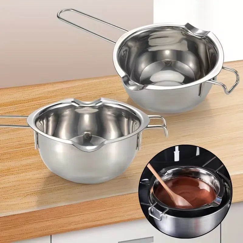 Stainless Steel Candle Wax Melting Boiler Pot with Heat Resistant Handle for Melting Chocolate Candy and Candle Making Supplies Oasis Select