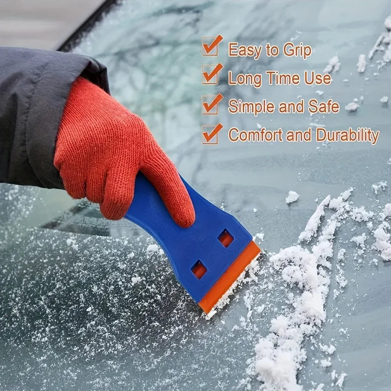11Pcs Plastic Razor Blade Scrapers Glue Remover with 20Pcs Blades Car Glass Cleaning Razor Scraper for Removing Stickers Labels Oasis Select