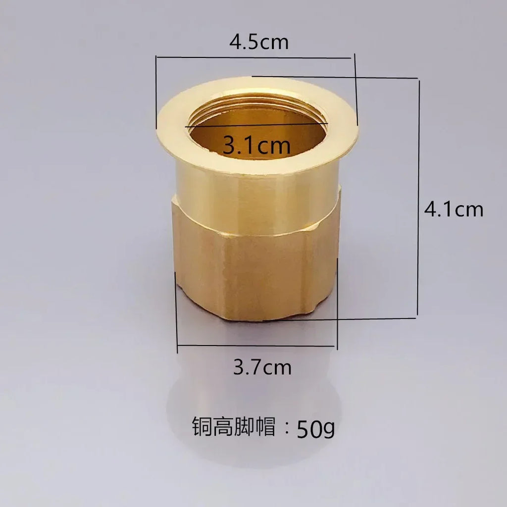 Copper Kitchen Sink Cold Hot Faucet Accessories Base Fixed Foot Screw Nut Water Tap Pipe Connector for Bathroom Kitchen Hardware Oasis Select B