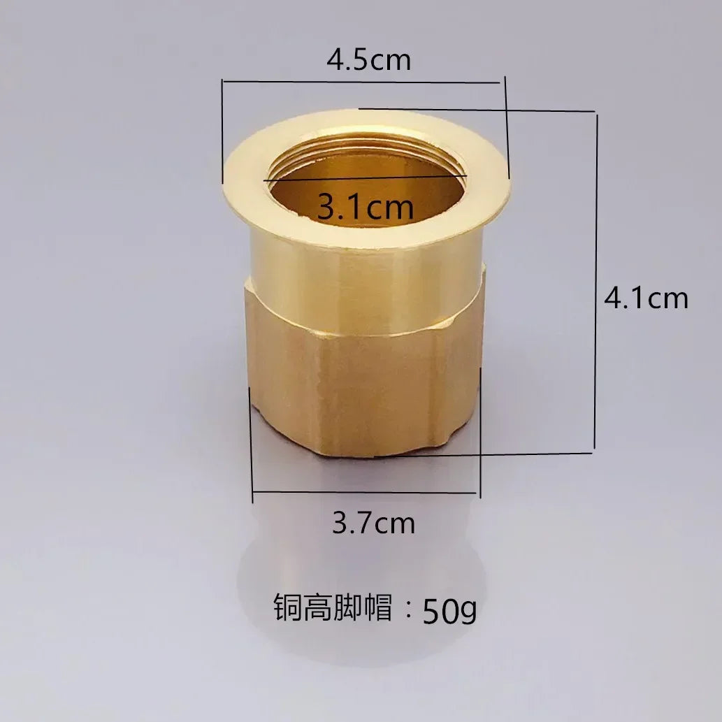 Copper Kitchen Sink Cold Hot Faucet Accessories Base Fixed Foot Screw Nut Water Tap Pipe Connector for Bathroom Kitchen Hardware Oasis Select B