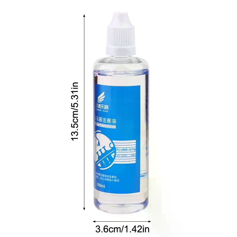 100ML Lubricating Oil Care Cleaning Maintenance Saxophone Valves Oil Lubricants For Flute Clarinet Brass Musical Instrument Oasis Select