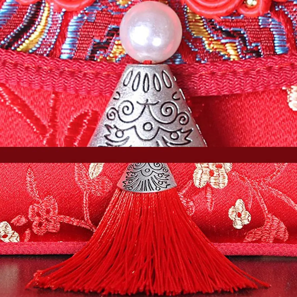 Embroidered Silk Red Envelope Gift Bag – New Year & Wedding Embroidered Gift Bag Oasis Select