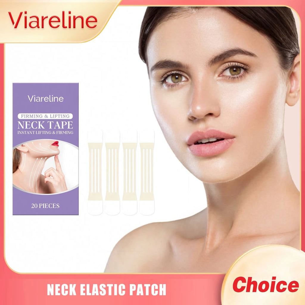 VIARELINE Neck Tightening Patch Enhance Elasticity Reduce Fine Lines Relieve Roughness Improving Relaxation Neck Soothing Patch Oasis Select